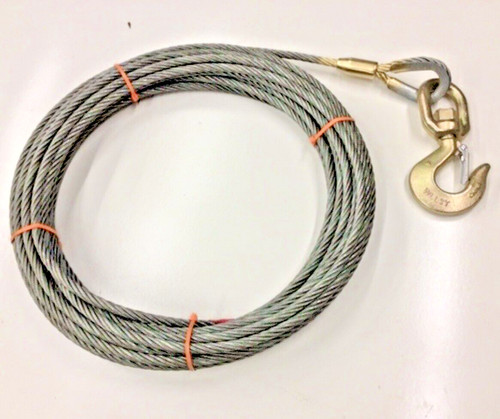 Wire rope winch - 3/8", 35'