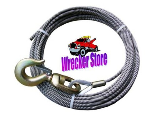 Winch cable w - 75', w/