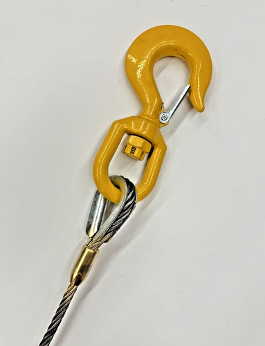 Swivel eye hoist hook winch - eye,