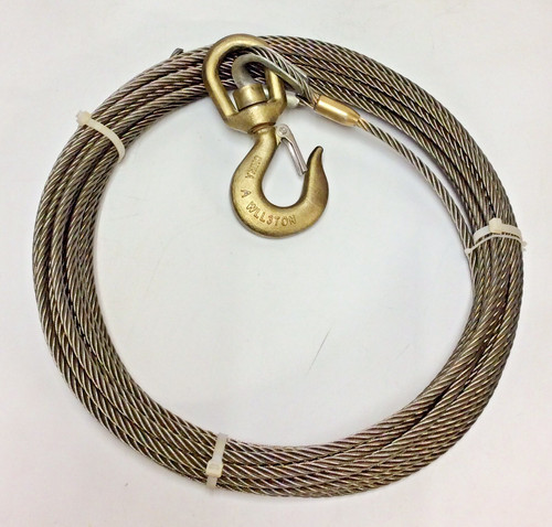 Wire rope winch line - winch,